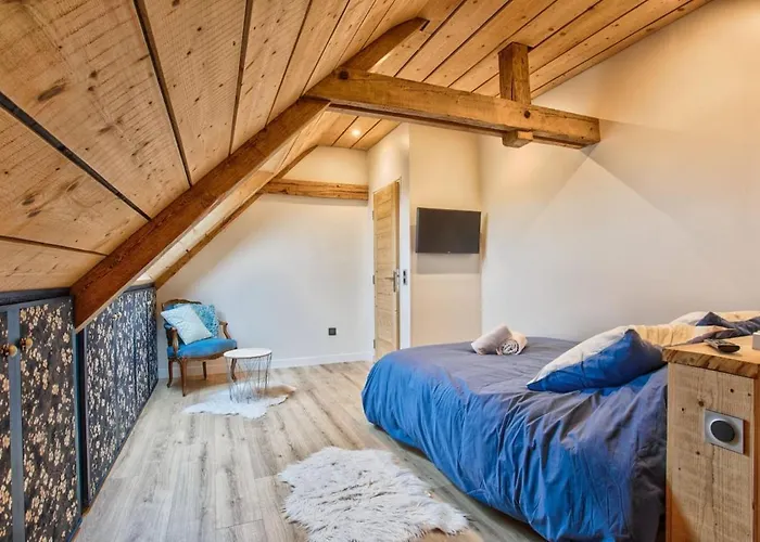 Le Du Domaine Constant - Loft Style Industriel Chic - Jardin & Espace Jeux Feriehus Soliers